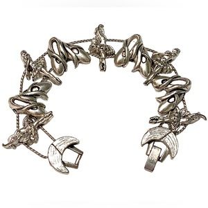 Ballerina Bracelet Ballet Shoes Silver